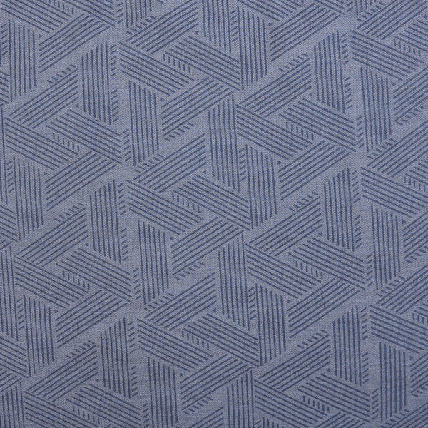 8Pc Inner City 100% Cotton Yarn Dyed Melange Classic Blue Quilt Set