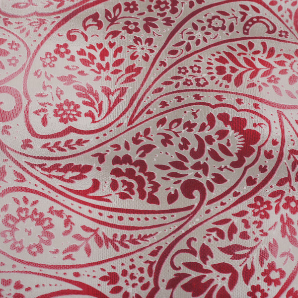 Folklore Transition Ombre Bonanza Printed 100% Cotton Red Ultra Soft Bed Sheet with Pillow Case