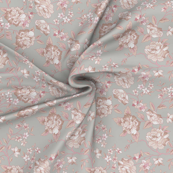Ardour Atelien Printed Bed Sheet With 2 Pillow Covers