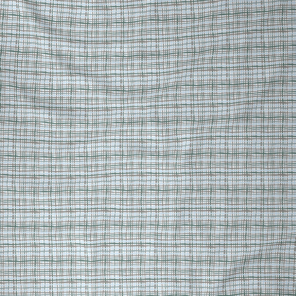 Inhouse Ardour Tiffany Printed 200 TC 100% Cotton Blue Bed Sheet with Pillow Case