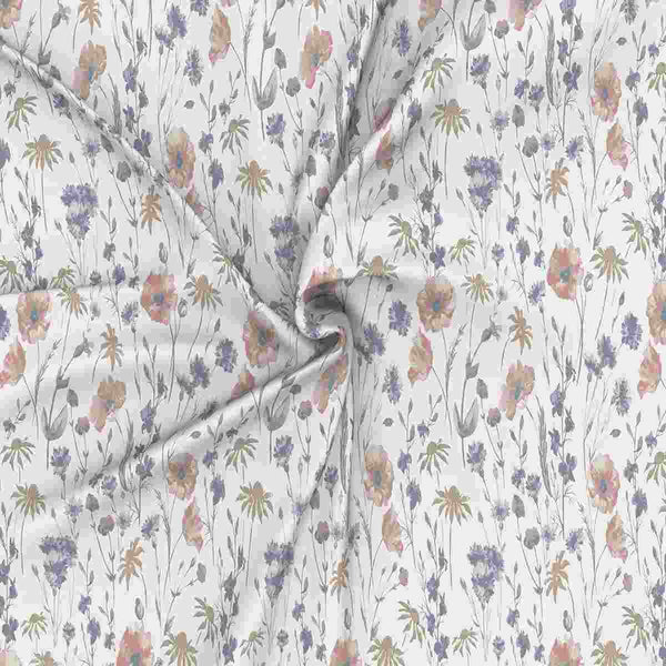 Regency Jamila Printed 210TC 100 %Cotton Pink Bed Sheet with Pillow Case