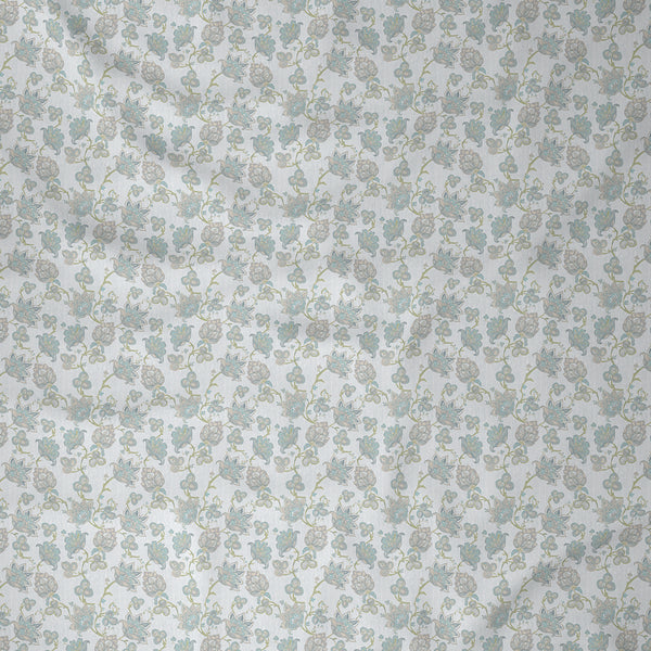 Hermosa Exotic Bouquet Cordelia Blue Bed Sheet with Pillow Case