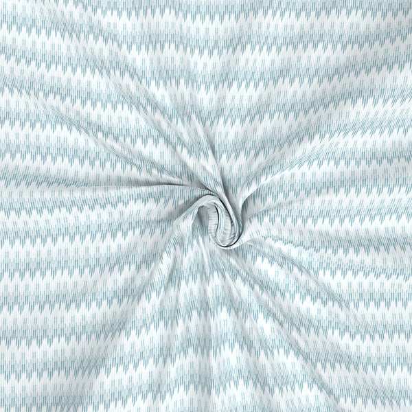 Hermosa Exotic Bouquet Asher Blue Bed Sheet with Pillow Case