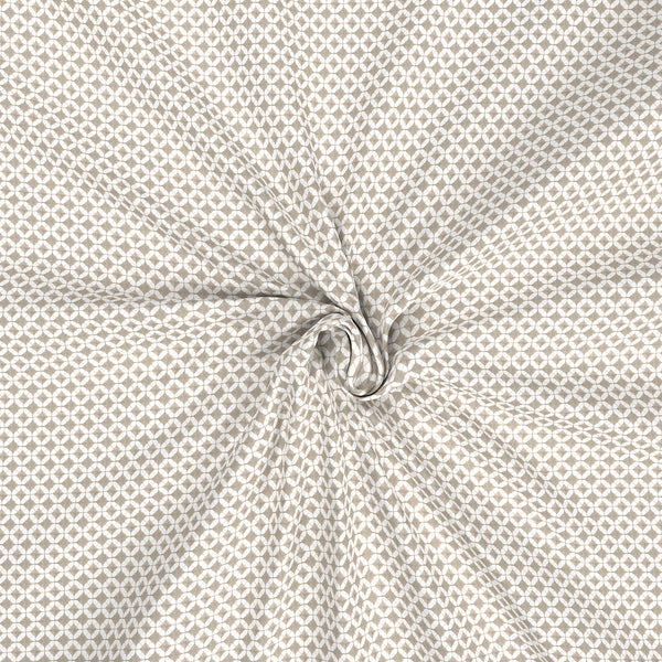 Hermosa Exotic Bouquet Elaine Neutral Bed Sheet with Pillow Case