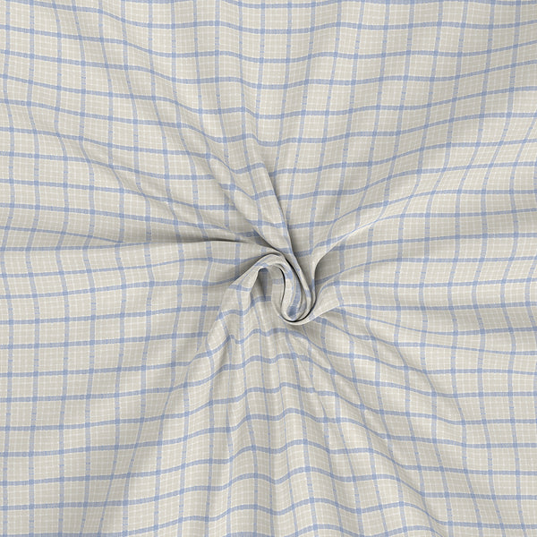Backyard Patio Adrian Print Blue Bed Sheet with Pillow Case