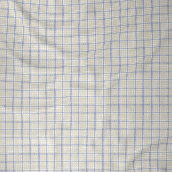Backyard Patio Adrian Print Blue Bed Sheet with Pillow Case