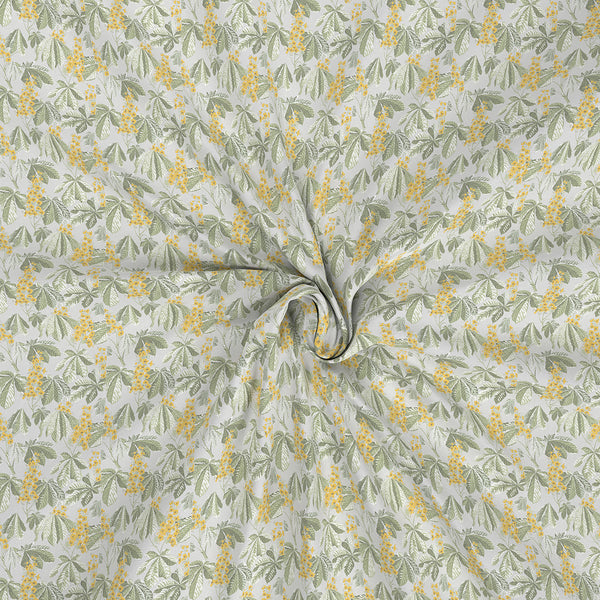 Backyard Patio Farmington Printed 100%Cotton Yellow Bed Sheet with Pillow Case