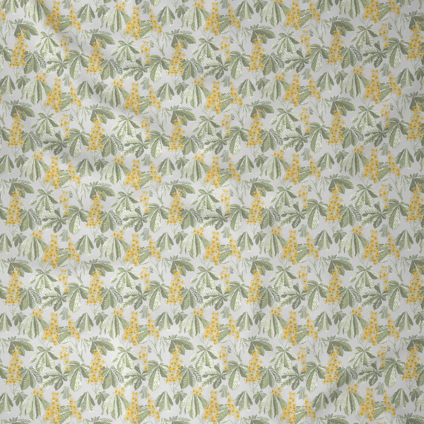 Backyard Patio Farmington Printed 100%Cotton Yellow Bed Sheet with Pillow Case