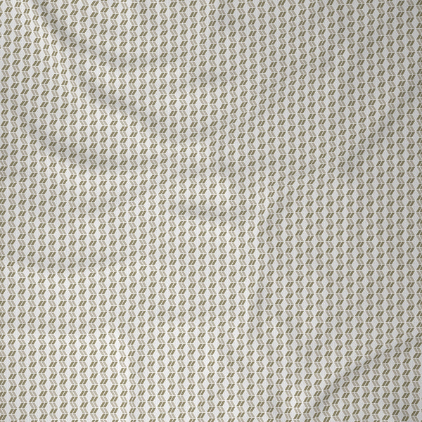 Backyard Patio Morris Printed 100%Cotton Beige Bed Sheet with Pillow Covers