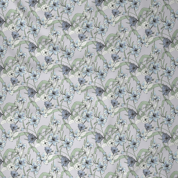 Backyard Patio Valencia Printed 100%Cotton Aqua Bed Sheet with Pillow Case