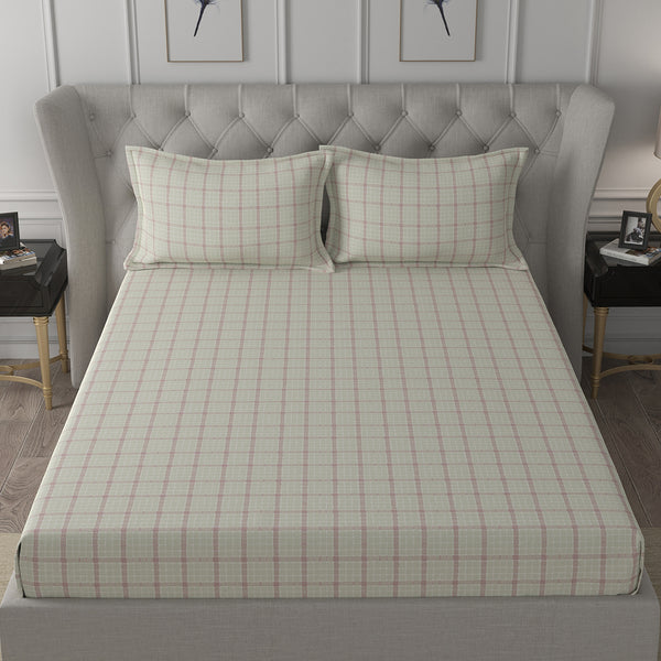 Backyard Patio Adrian Print Red Bed Sheet with Pillow Case