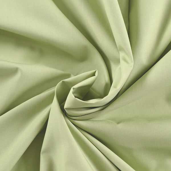 Eden Crisp & Light Weight 100% Cotton Solid Green Bed Sheet with Pillow Case