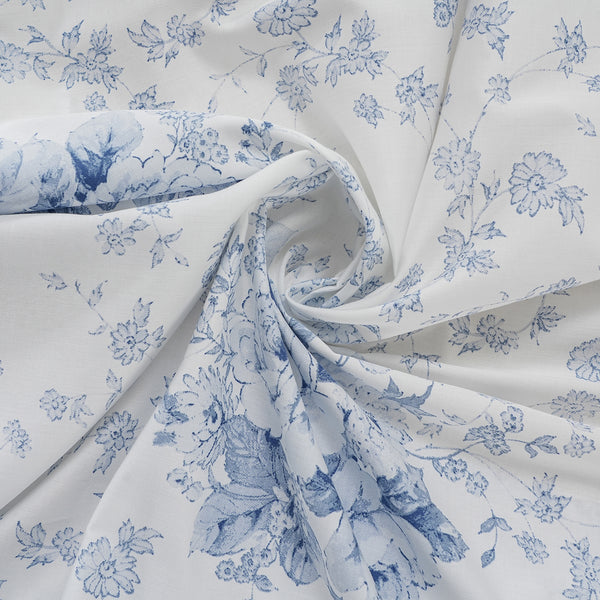 Optimist Bloom Elmer 100% Cotton Printed Bed Sheet with Pillow Case