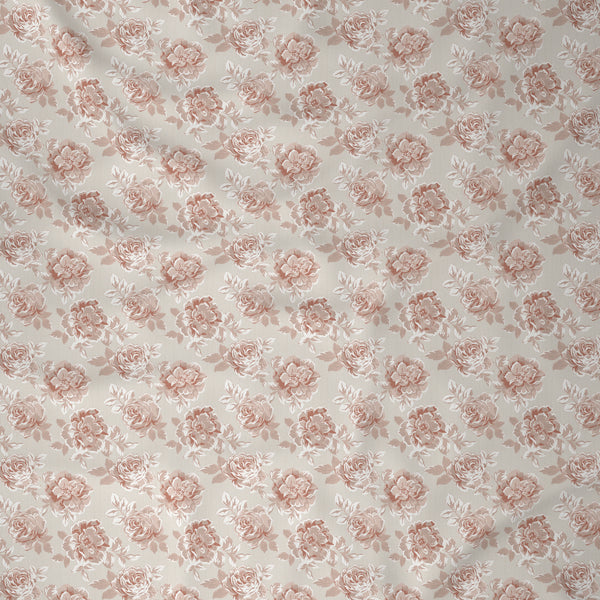 Tranquil Serenity Silvie 100%Cotton Printed Bed Sheet with Pillow Case Red