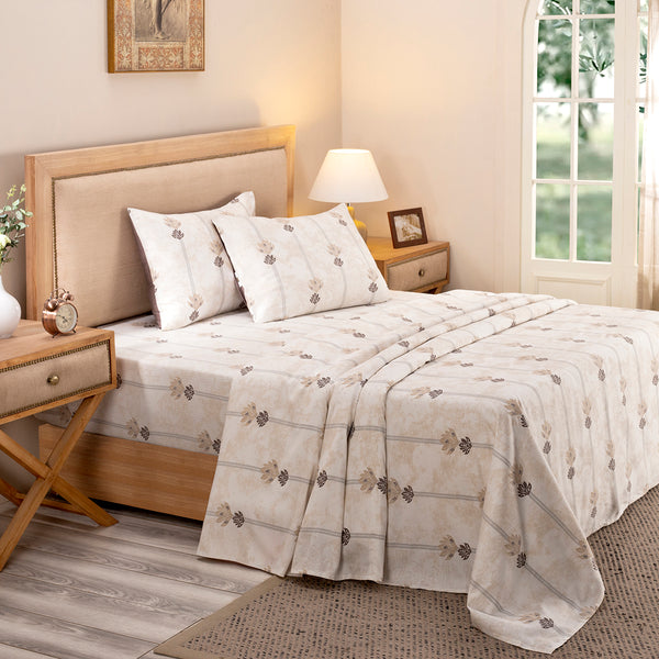 Nouveau Tradition Water Lily Red Bed Sheet