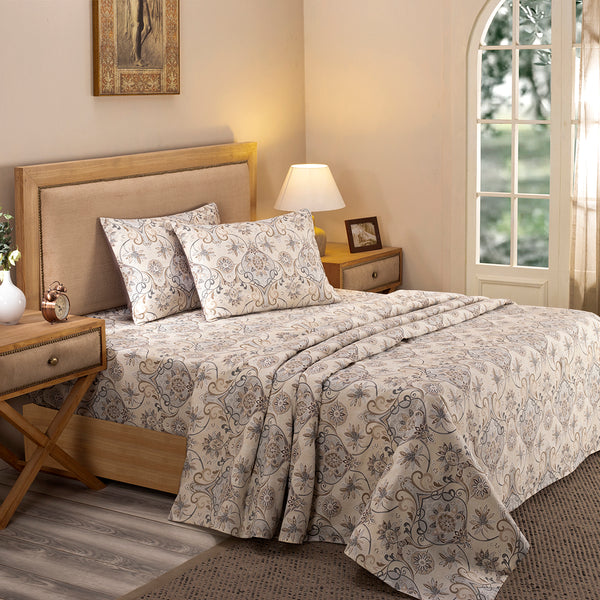 Nouveau Tradition Lawn Rerun Red Bed Sheet