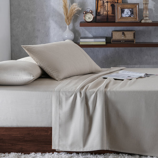 Emmie Made With Egyptian Cotton Ultra Soft Dark Green Bed Sheet