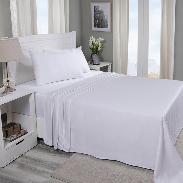 Viola Plain 100% Cotton Sateen Brick Red Bed Sheet