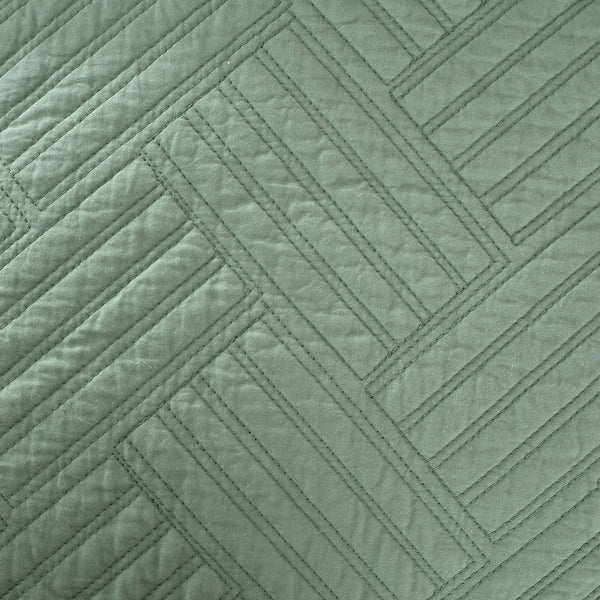 Eliott Summer AC Quilt/Quilted Bed Cover/Comforter Basil