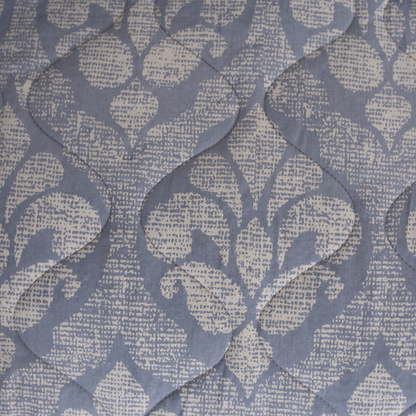 Folklore Transition Diamond Festivity Summer AC Quilt/Quilted Bed Cover/Comforter Blue