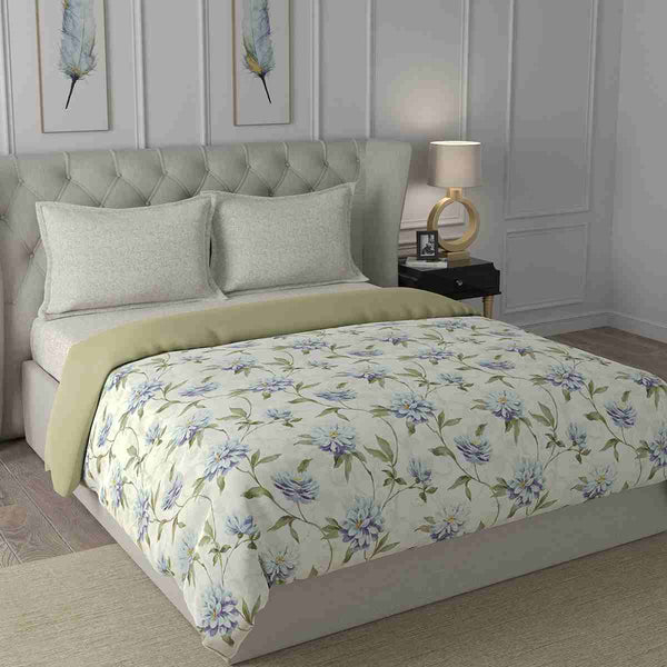 Regency Neveah Summer AC Quilt/Quilted Bed Cover/Comforter Blue