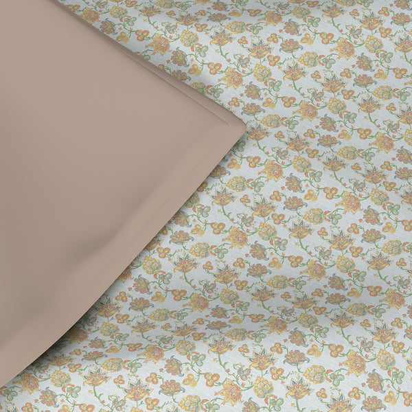 Hermosa Exotic Bouquet Cordelia Orange Quilt