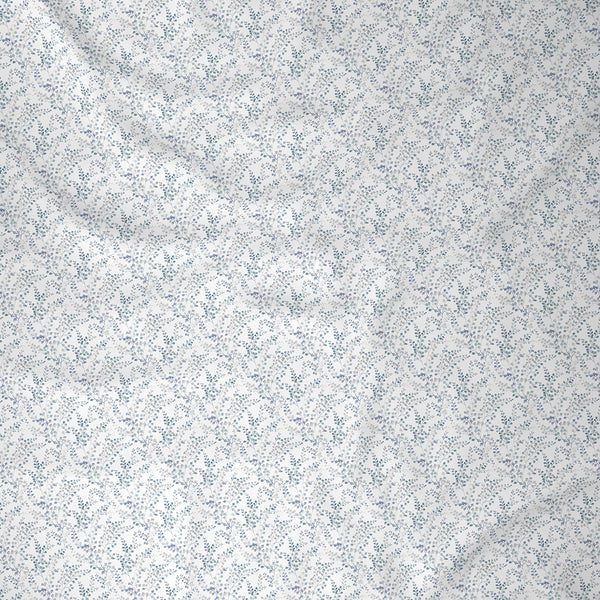 Hermosa Exotic Bouquet Foliage Blue Quilt