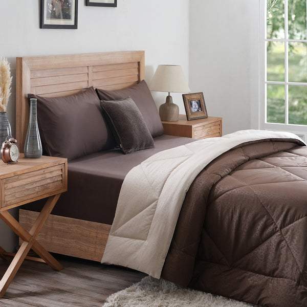 Hermosa Glister Pebble Blue/Grey Quilt