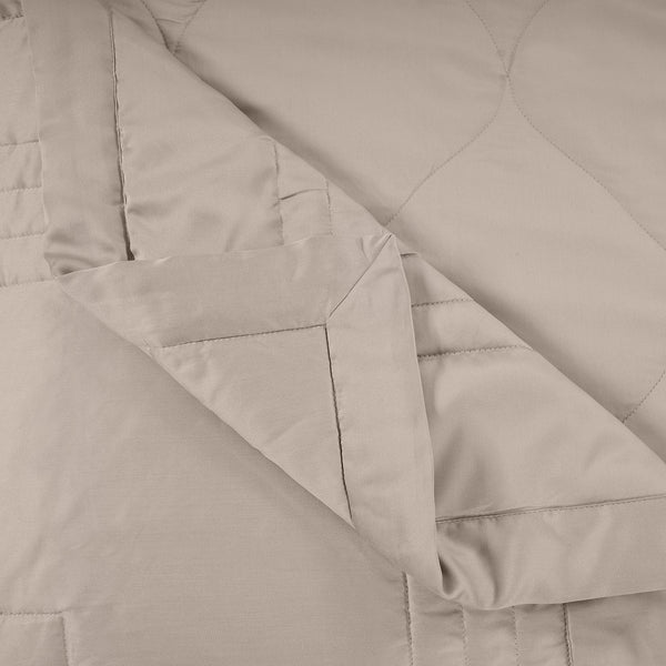 Vintage Noemi Tencel  Fabric AC Quilt/Quilted Bed Cover/Comforter, Neutral