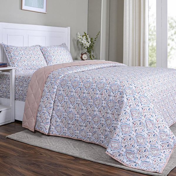 Hermosa Sensory Bloom Avery Quilt Orange