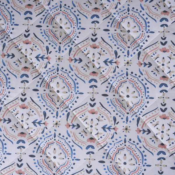 Hermosa Sensory Bloom Avery Quilt Blue