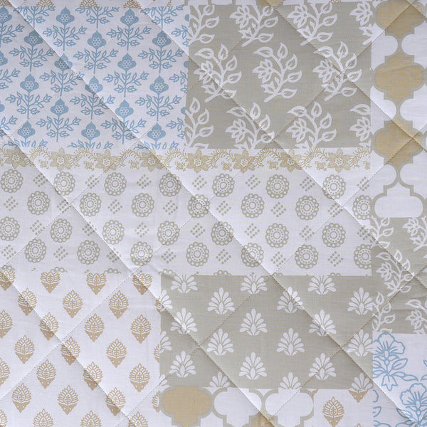 Hermosa Sensory Bloom Lennon Quilt Yellow