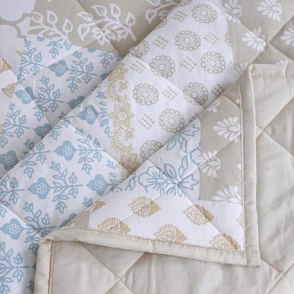 Hermosa Sensory Bloom Lennon Quilt Yellow