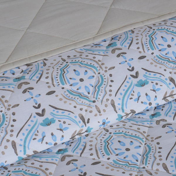 Hermosa Sensory Bloom Avery Quilt Orange