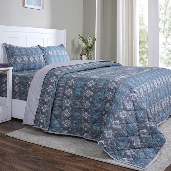 Hermosa Sensory Bloom Gareth Quilt Orange