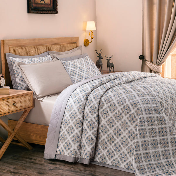 Exotic Heritage Finest Retro Neutral Summer AC Quilt/Quilted Bed Cover/Comforter Quilt