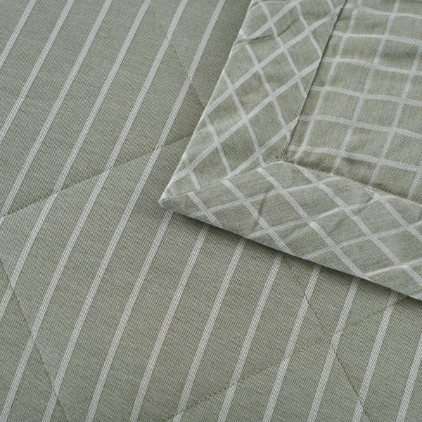 Adore 100% Cotton Filling Summer AC Green Quilt/Quilted Bed Cover Comforter