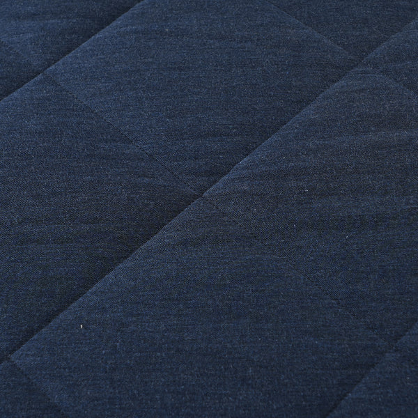 Emmie 100% Natural Cotton Filling Light Weight Winter Quilt Blue