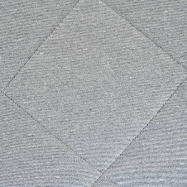 Muted Dot 100% Natural Cotton Filling Summer AC Quilt/Quilted Bed Cover/Comforter Grey